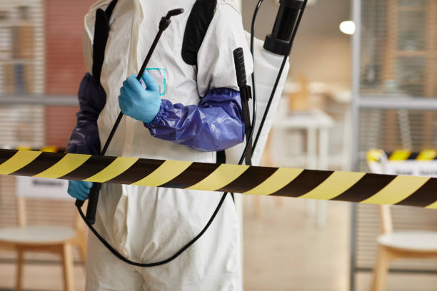 Professional Biohazard technician working in Bellevue, IA